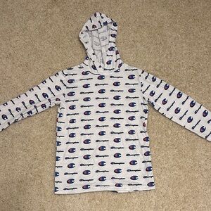 Champion boys long sleeved hooded T-shirt.